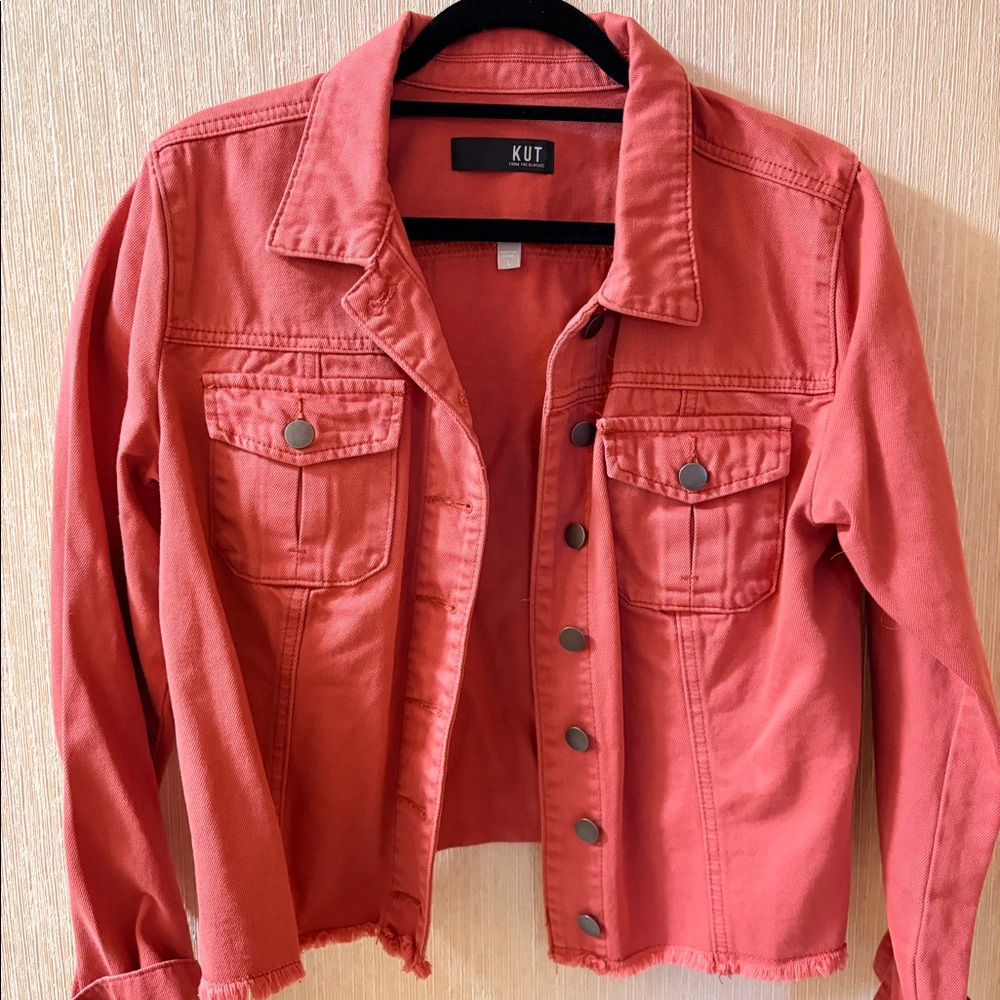 Colored Denim Jacket - image 1